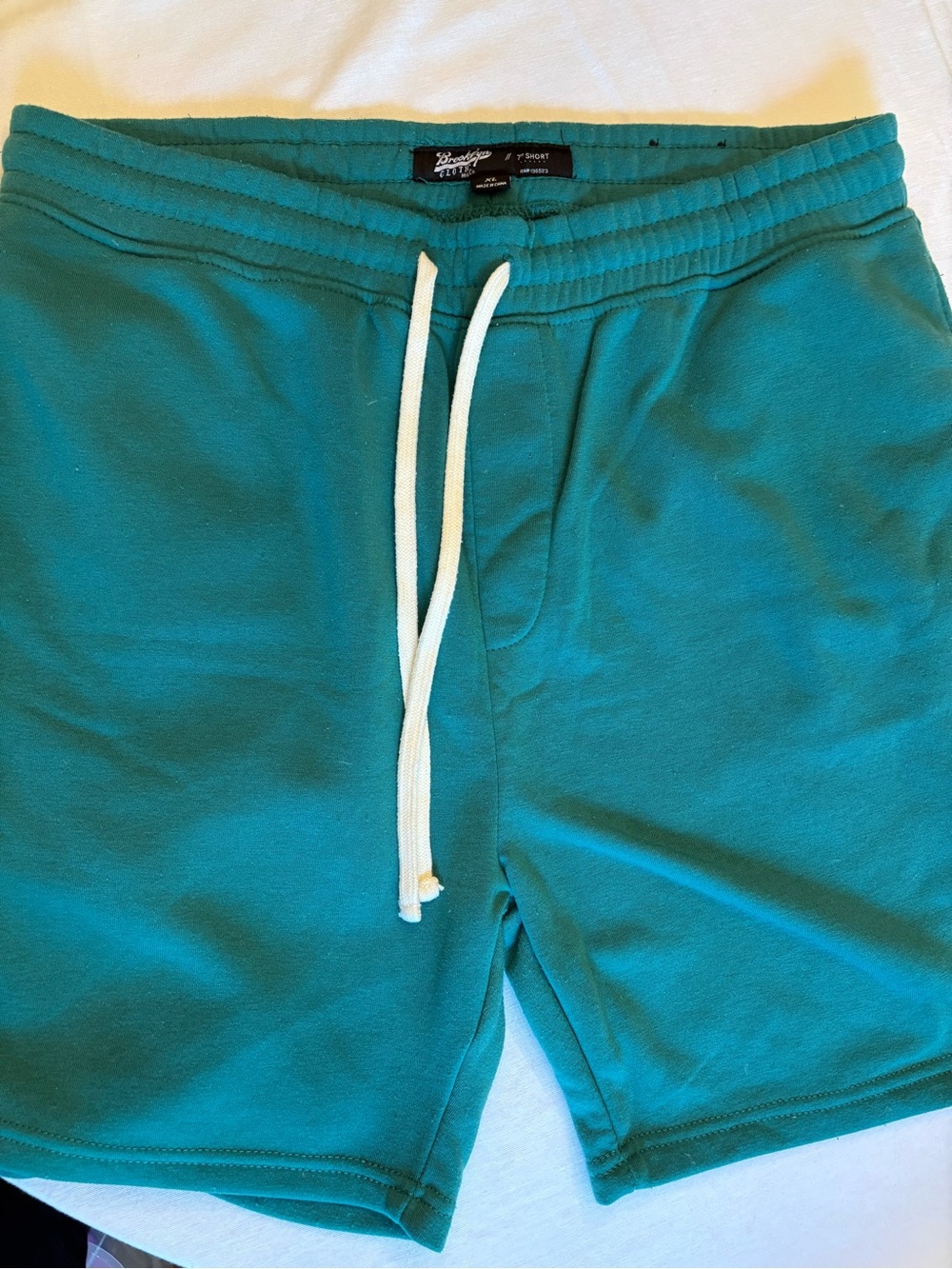 Brooklyn Cloth Teal Pull-On Shorts